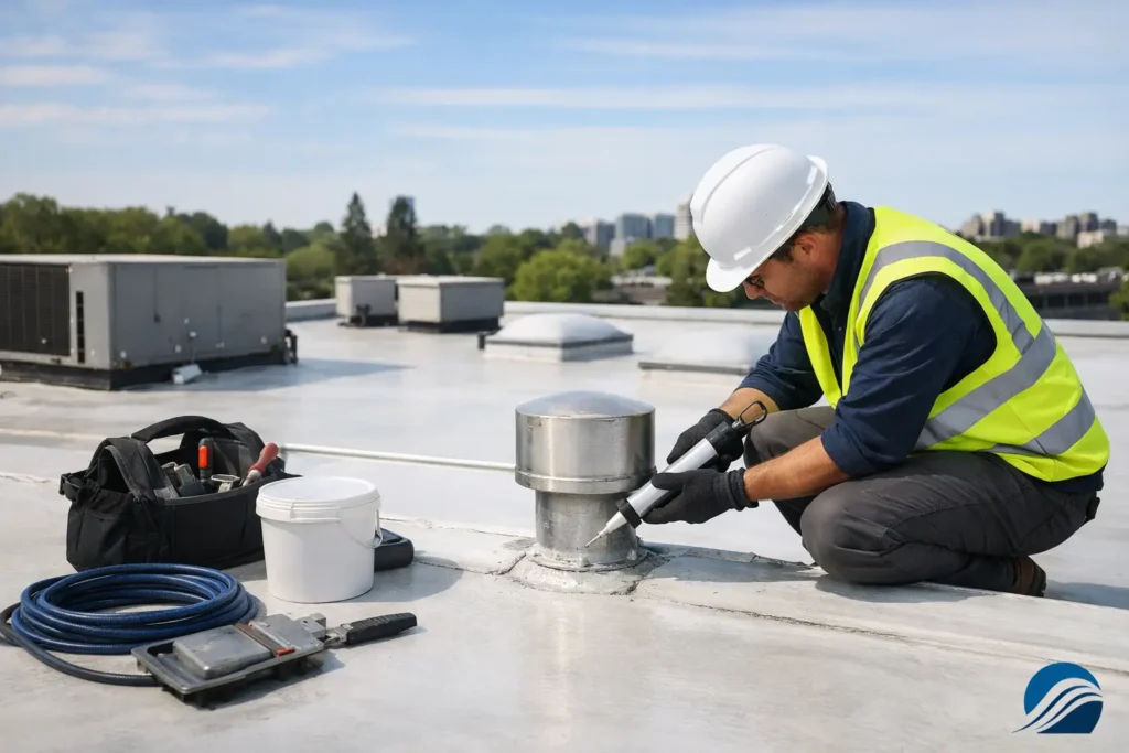 How to Maintain Commercial Flat Roof