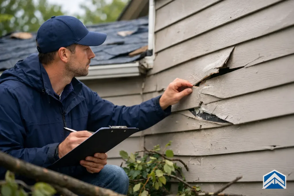How to Inspect Storm Damaged Siding