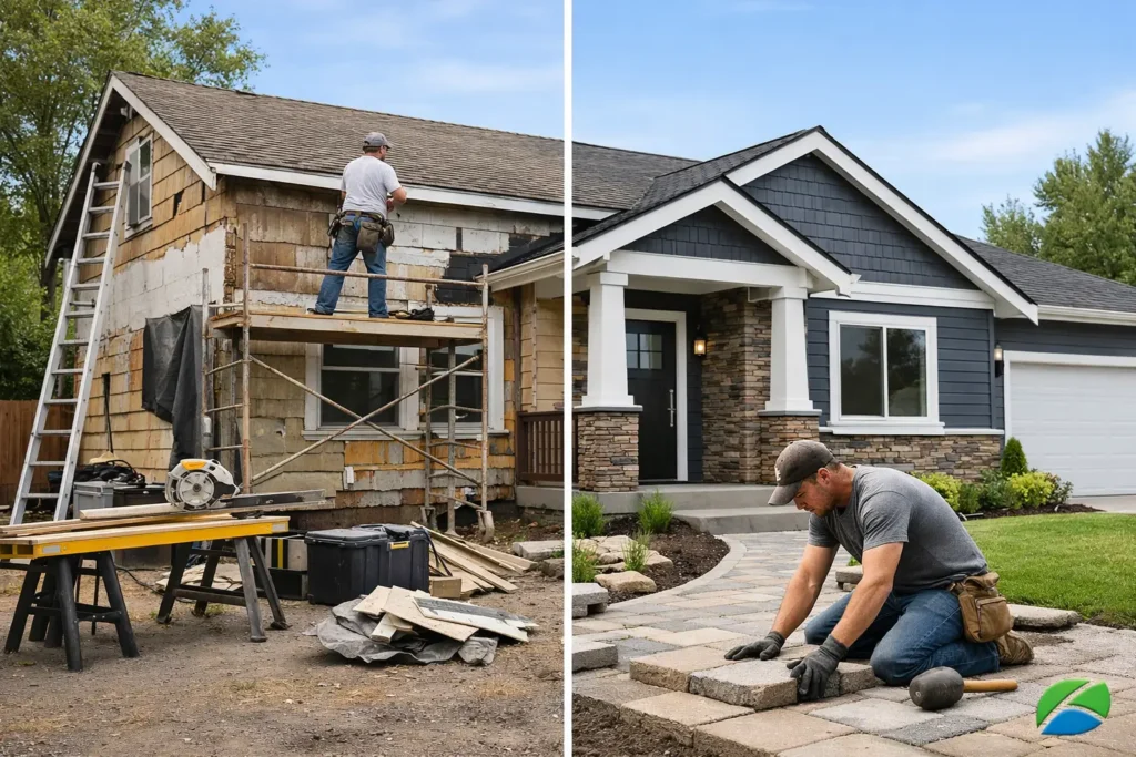 A Full Exterior Renovation Example, Step by Step