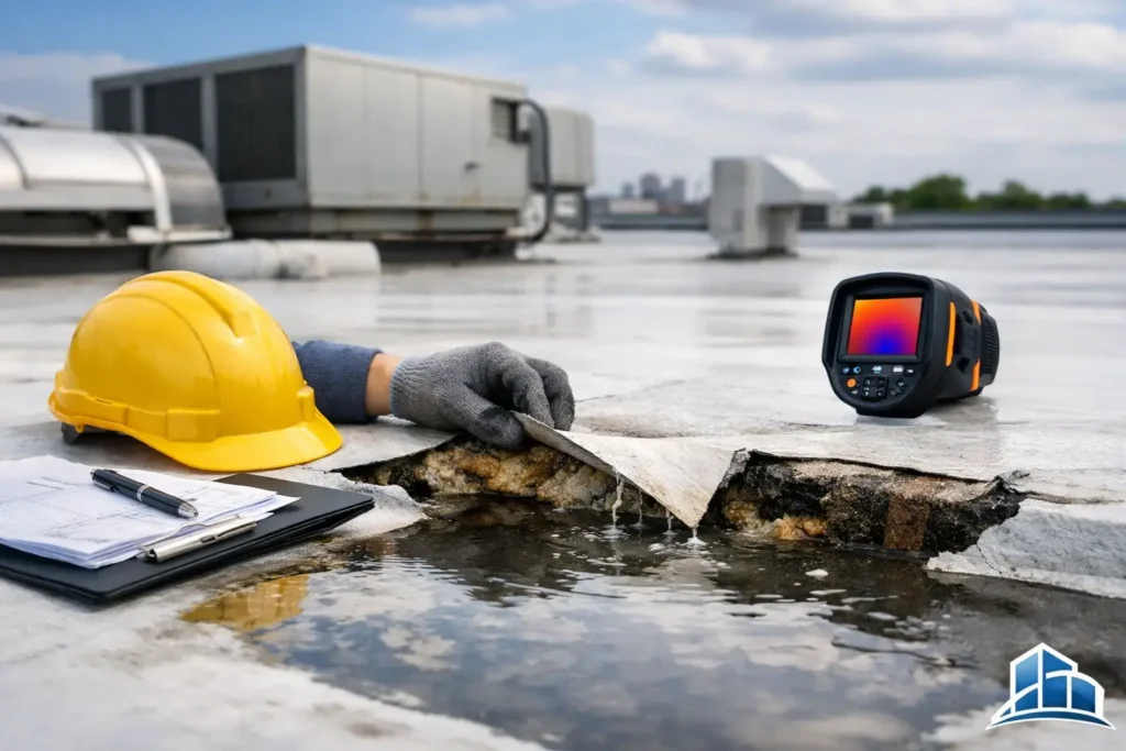 Commercial Roof Leak Case Study That Prevented Damage