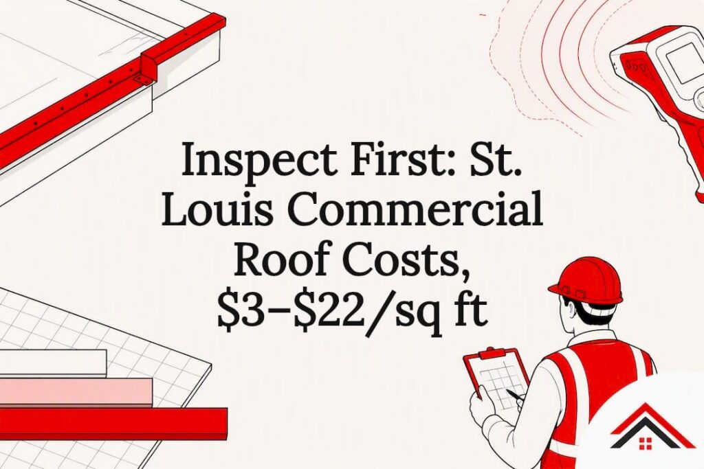Commercial roof cost inspection title card